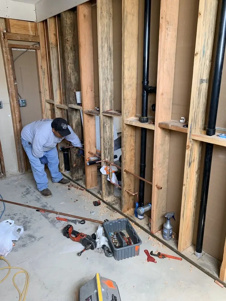 Commercial rough-in plumbing for Water Heater Replacement in North Versailles